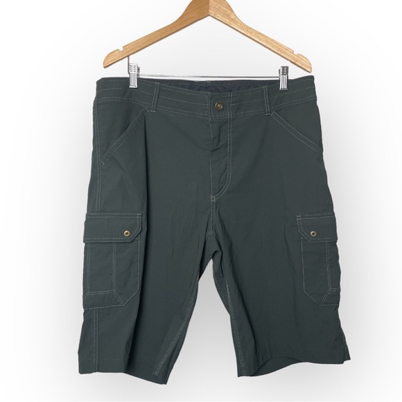 Kuhl Other - Kuhl Men’s Dark Charcoal Gray Cargo Outdoor Hiking Shorts Size 38